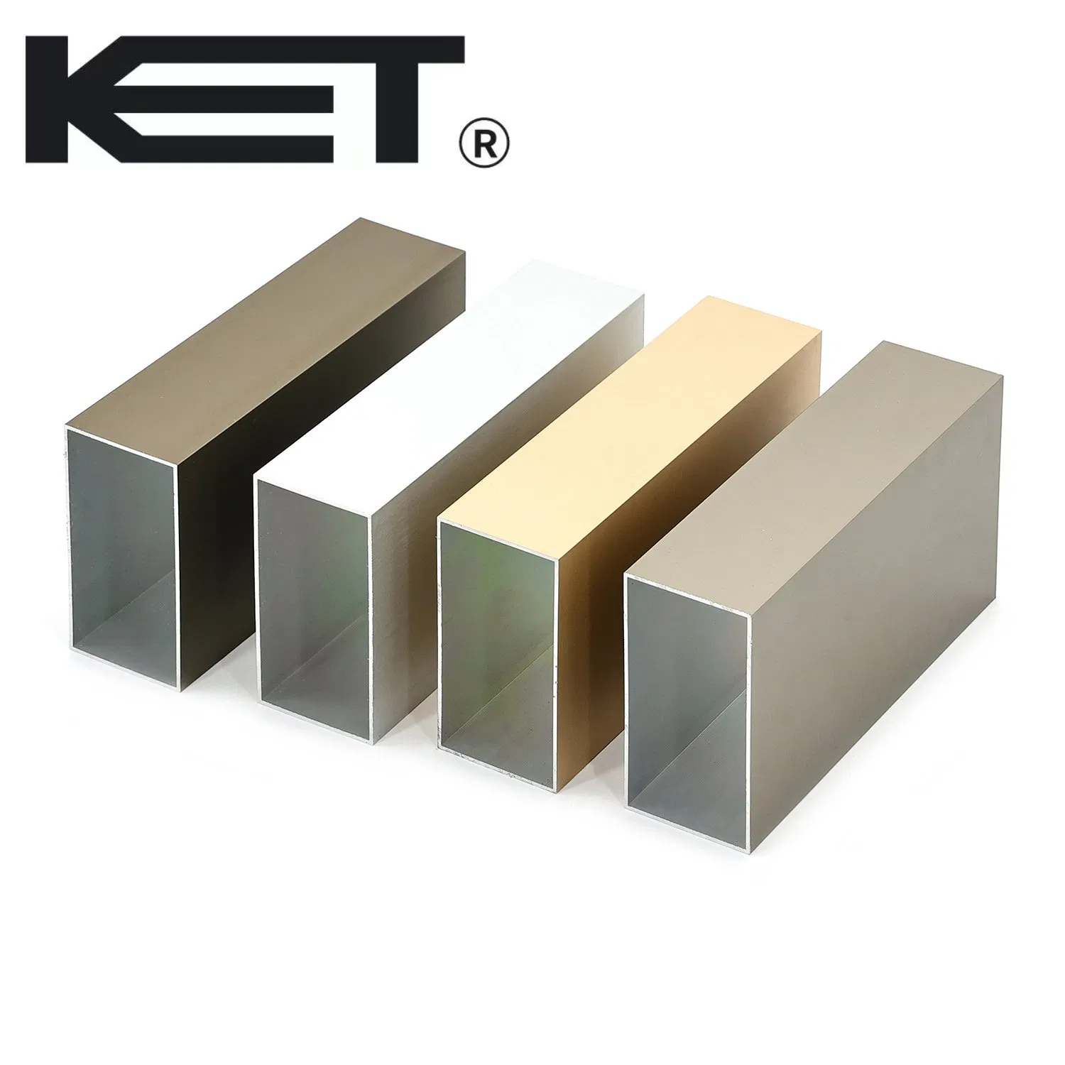 15mm Oval and Square Aluminum Extrusion Tube Construction Material