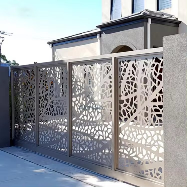 Shiny Restaurant Living Room Metal Stainless Steel Screen Divider for Partition Wall