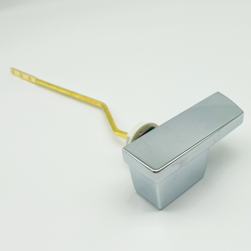 Side Angle Mount Toilet Handle Toilet Trip Lever Handle Replacement Square Toilet Tank Flush Handle Lever