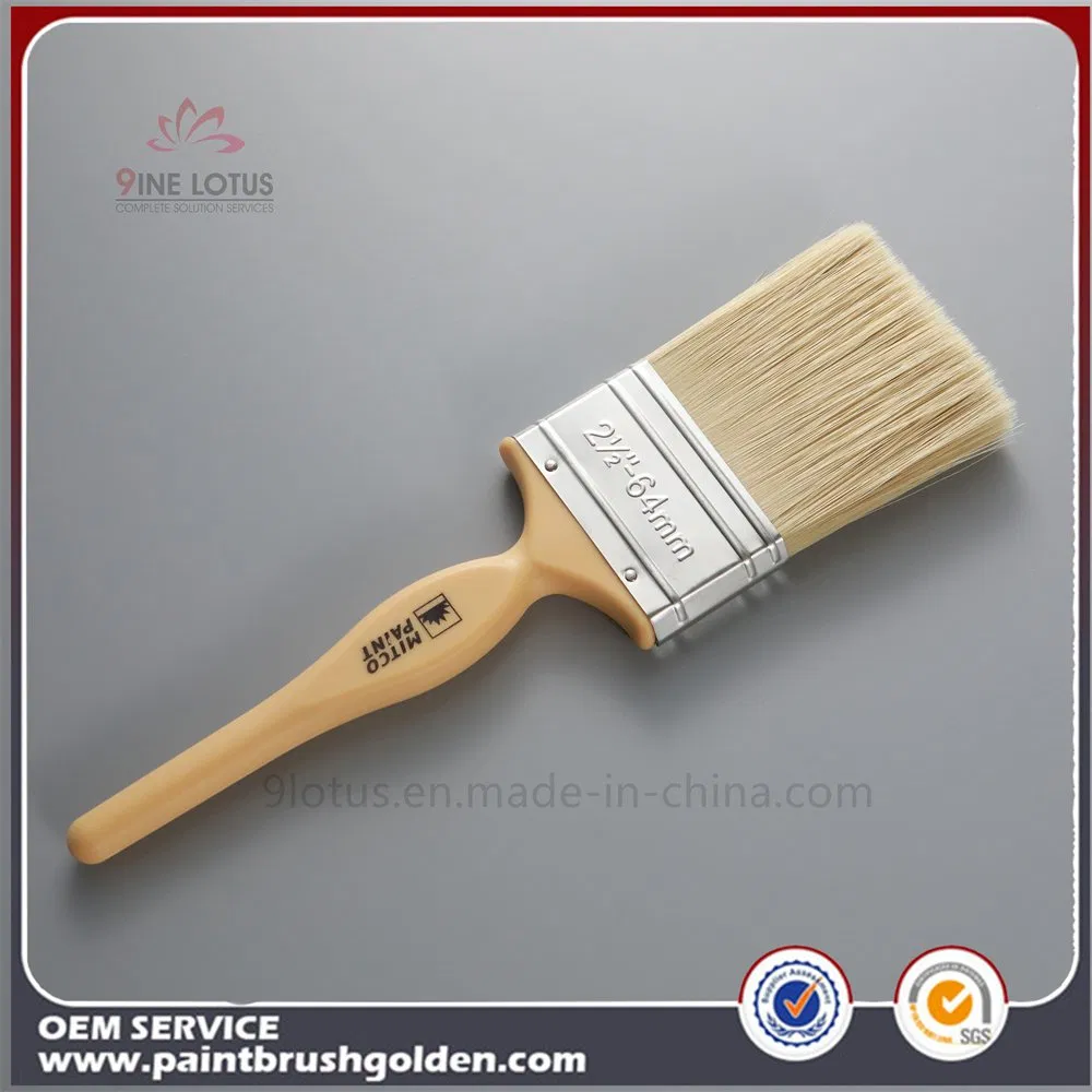 Professional Manufacture Wholesale 3 Inch Paint Brushpure Bristle Paint Brush