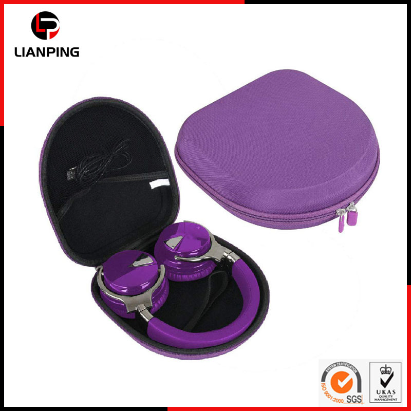 Чехол для наушников EVA ударопрочный с карманом