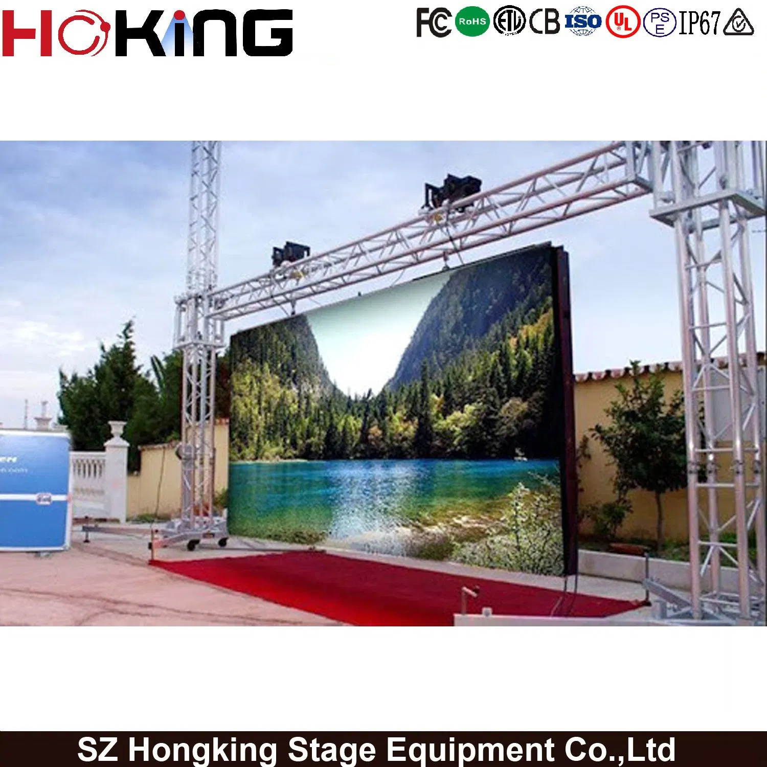 Factory Price P2.9/P3.91/P4.81 Indoor/Outdoor Rental Advertising Full Color LED Billboard Sign