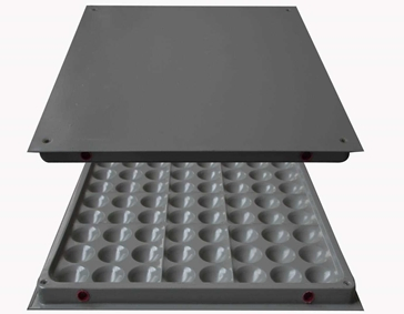 Good Waterproof and Sound Insulation Performance 610/600 Bare Steel Building Material Access Floor
