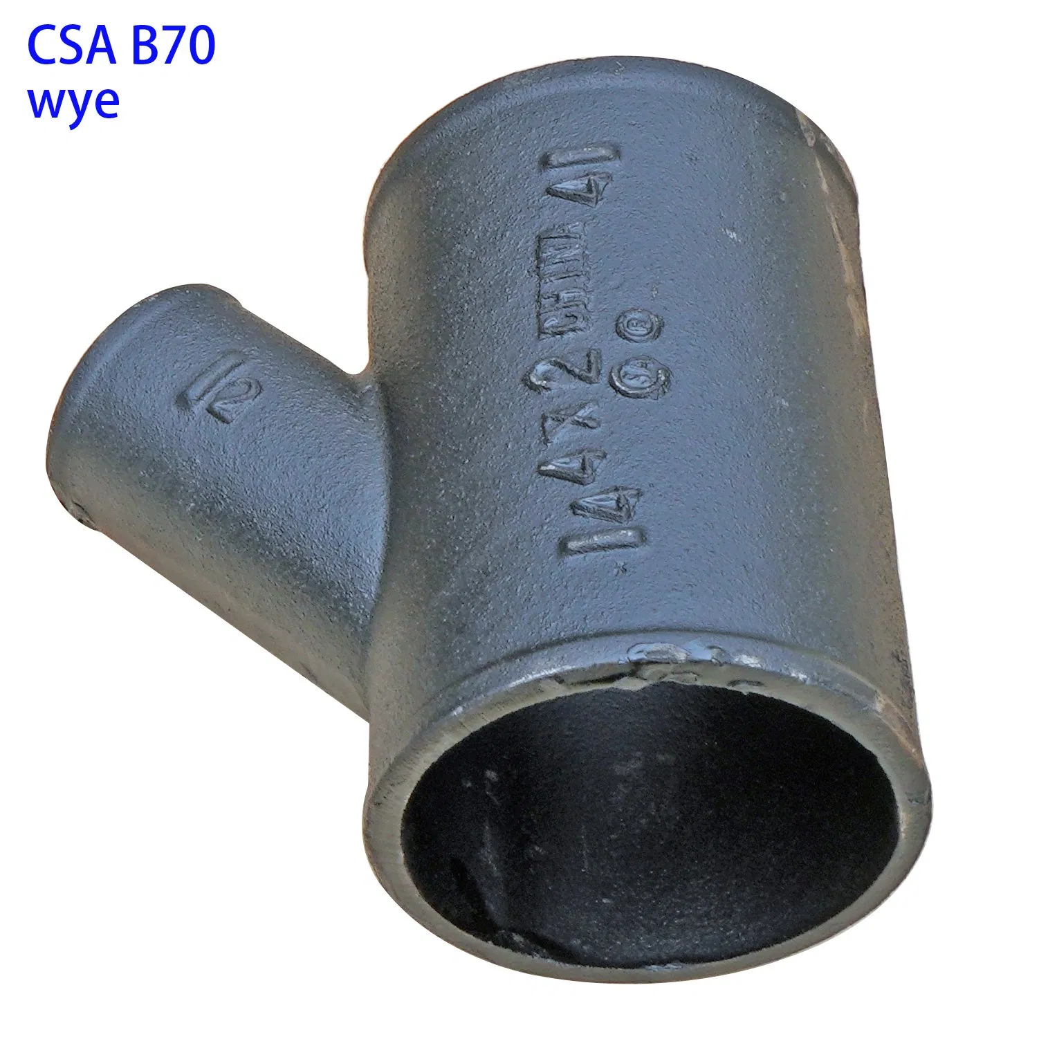 CSA B70 FITTINGS WYE GRAY CAST IRON CANADA STANDARD