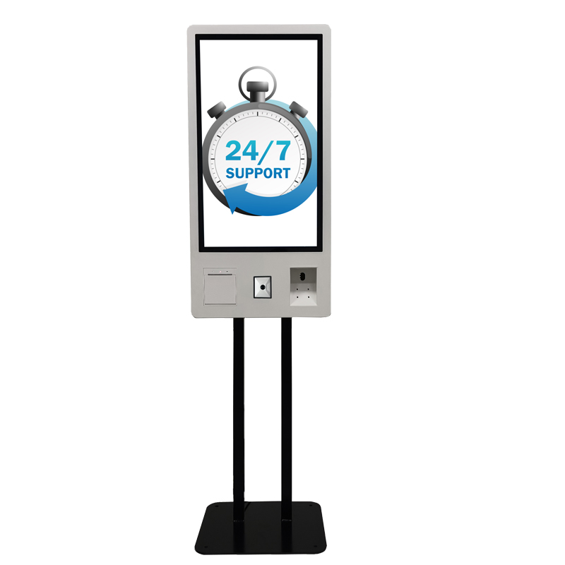 Ntoptouch 27 Inch Touch Screen Self-Service Payment Terminal 32 Inch Self Ordering Kiosk Stand