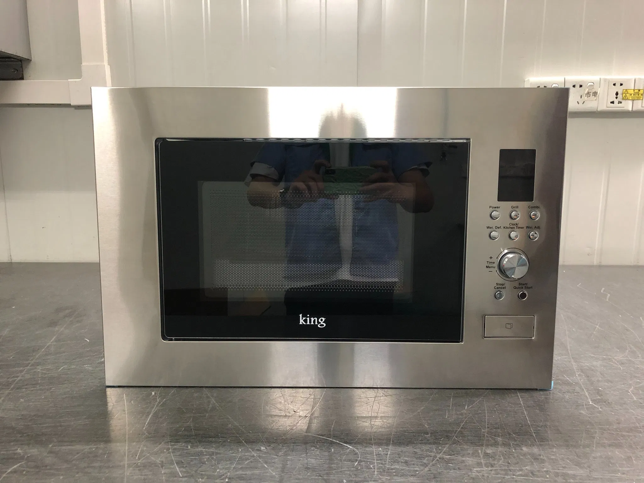 25L Stainless Steel Cavity Built in Microwave Oven for Home