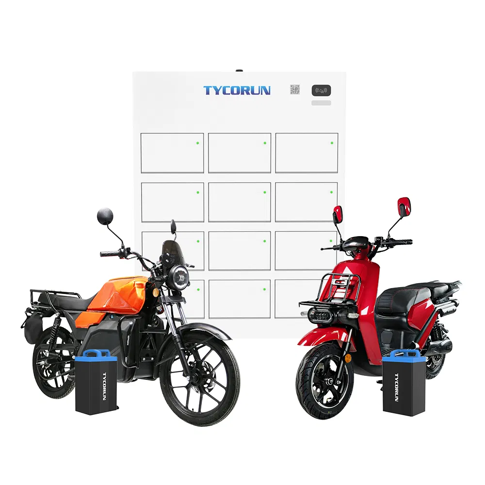 Fast Charging Battery Swap Cabinet System Outdoor Share Motorcycle Battery Swapping Cabinet