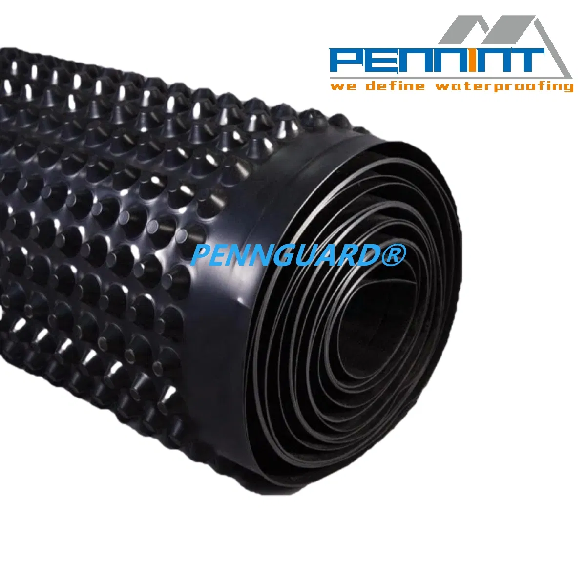 Good Quality HDPE Plastic Black Dimple Drainage Board for Structure Protection