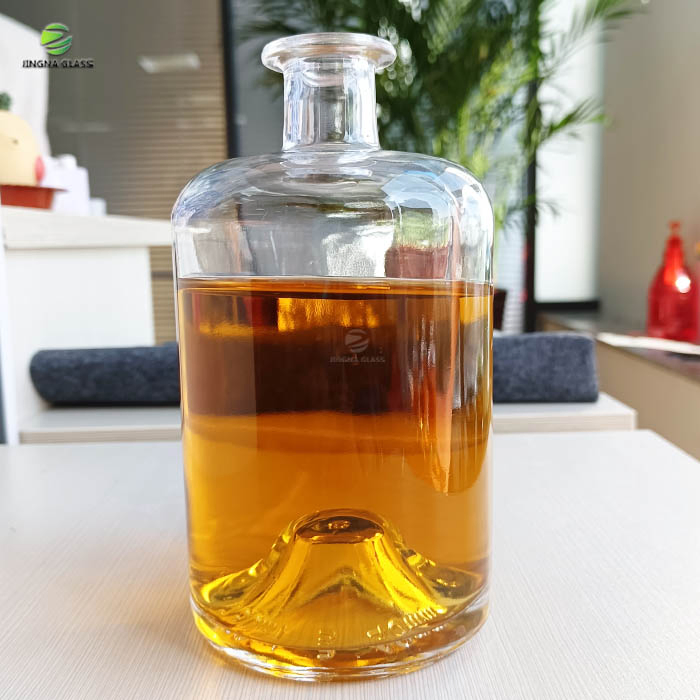 Glass Bottle 100ml 250ml 500ml 700ml 750ml Rum Whisky Vodka Gin Tequila