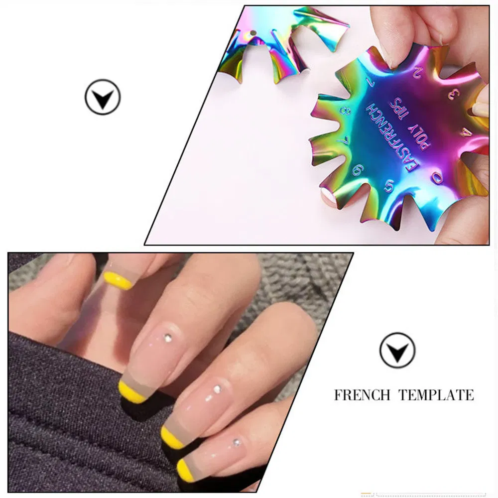 Plastic Steel Plate Model Crystal Nail Making Stainless Steel Template High Quality Nail Plate Tool Printing Nail Polish Transfer Template