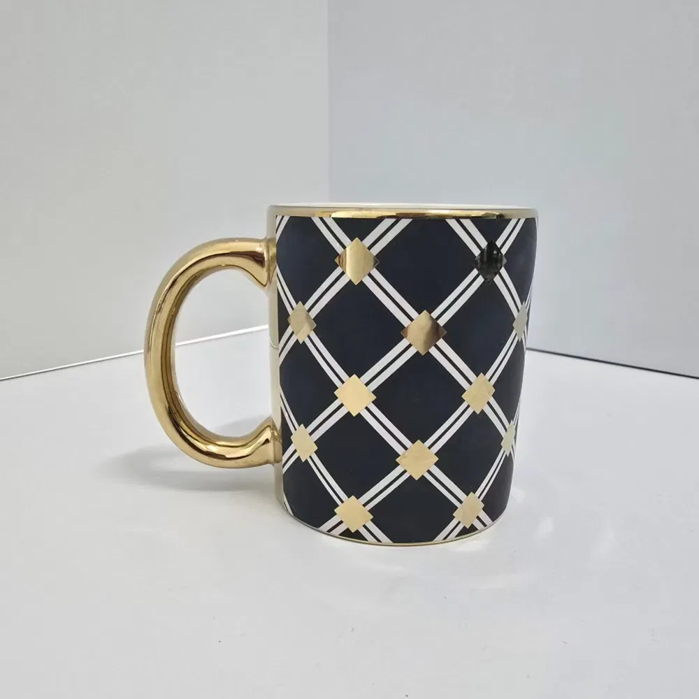 Abstract Custom Coffee Tea Fashion Trend Stylish Chic Premium Gift Ceramic Mug