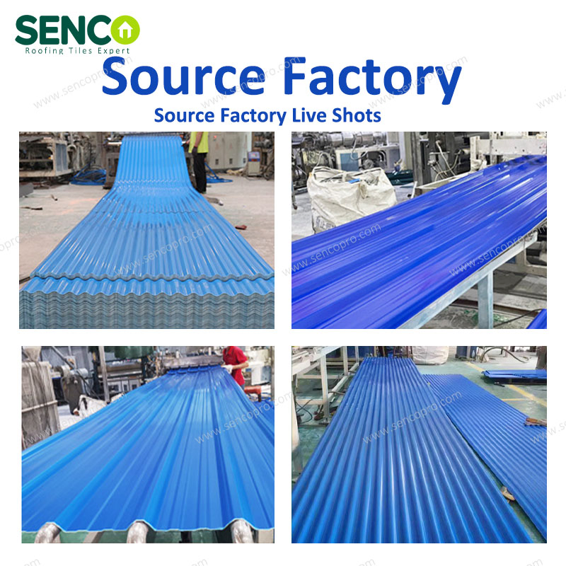 Имитация черепицы UPVC ASA для крыши, 1130мм