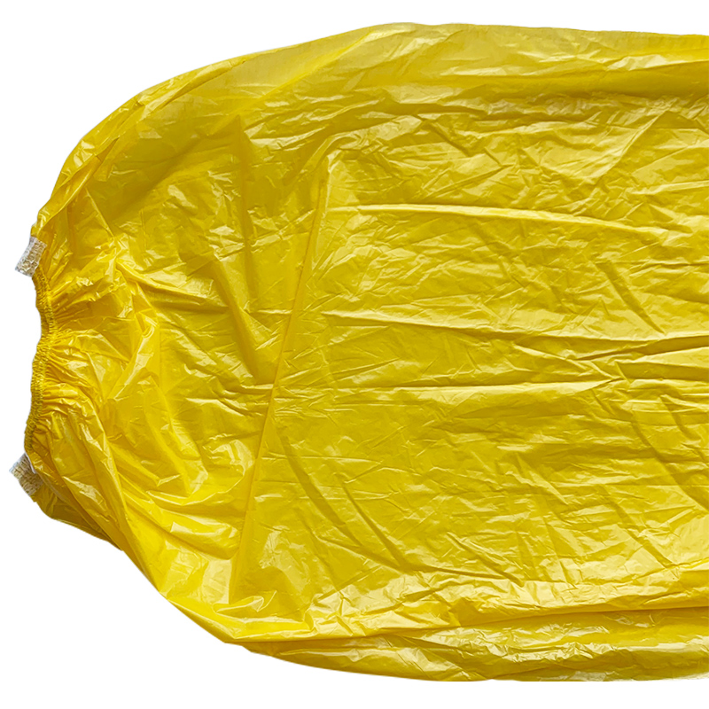 Colorful Machine Made Waterproof Hygiene Customized Yellow Disposable Plastic PE Arm Sleeve Cover