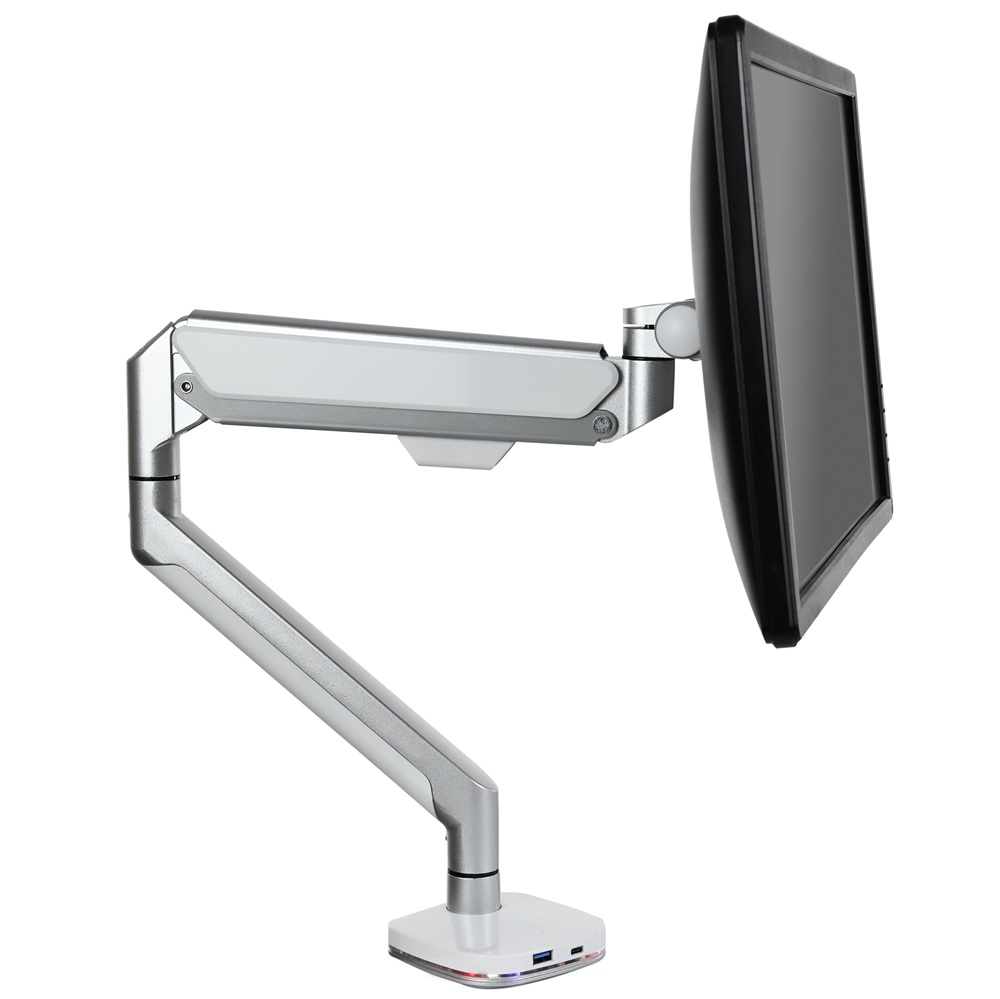 Кронштейн для монитора WS-ZB10U-S с RGB подсветкой и USB-C