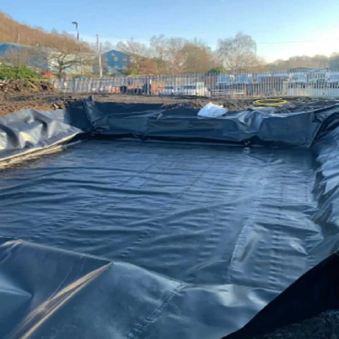 Custom Waterproof PVC Geomembrane for Mining and Fish Pond Engineering Projects