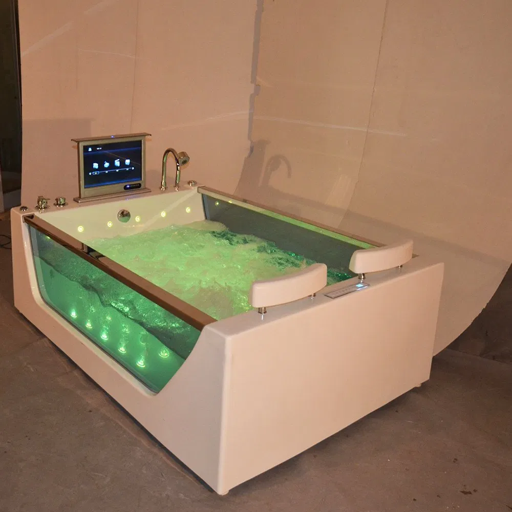 Акриловая гидромассажная ванна с ТВ-панелью