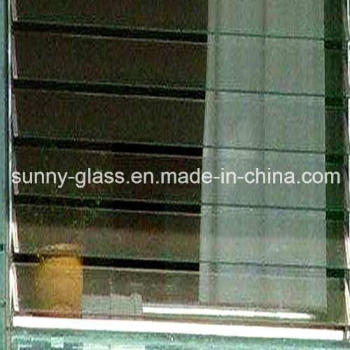 3-6mm Clear / Colored Louver Glass for Construction or Decoration