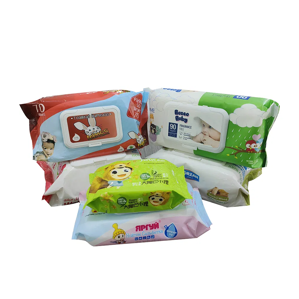 Factory Price 99.9% Water Based Wipes Hypoallergenic Sensitive Skin Unscented Baby Wipes
