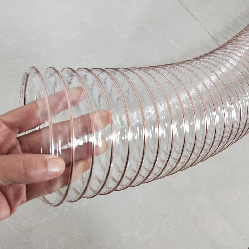 PU Steel Wire Wood Dust Collection Duct Hose