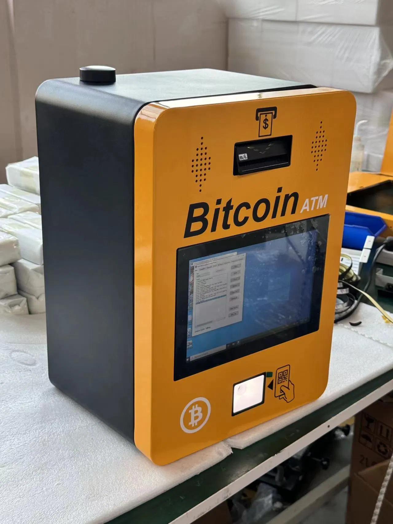 Crypto Payment ATM Kiosk Currency Exchange Payment Kiosks with Cash Acceptor Note Dispenser