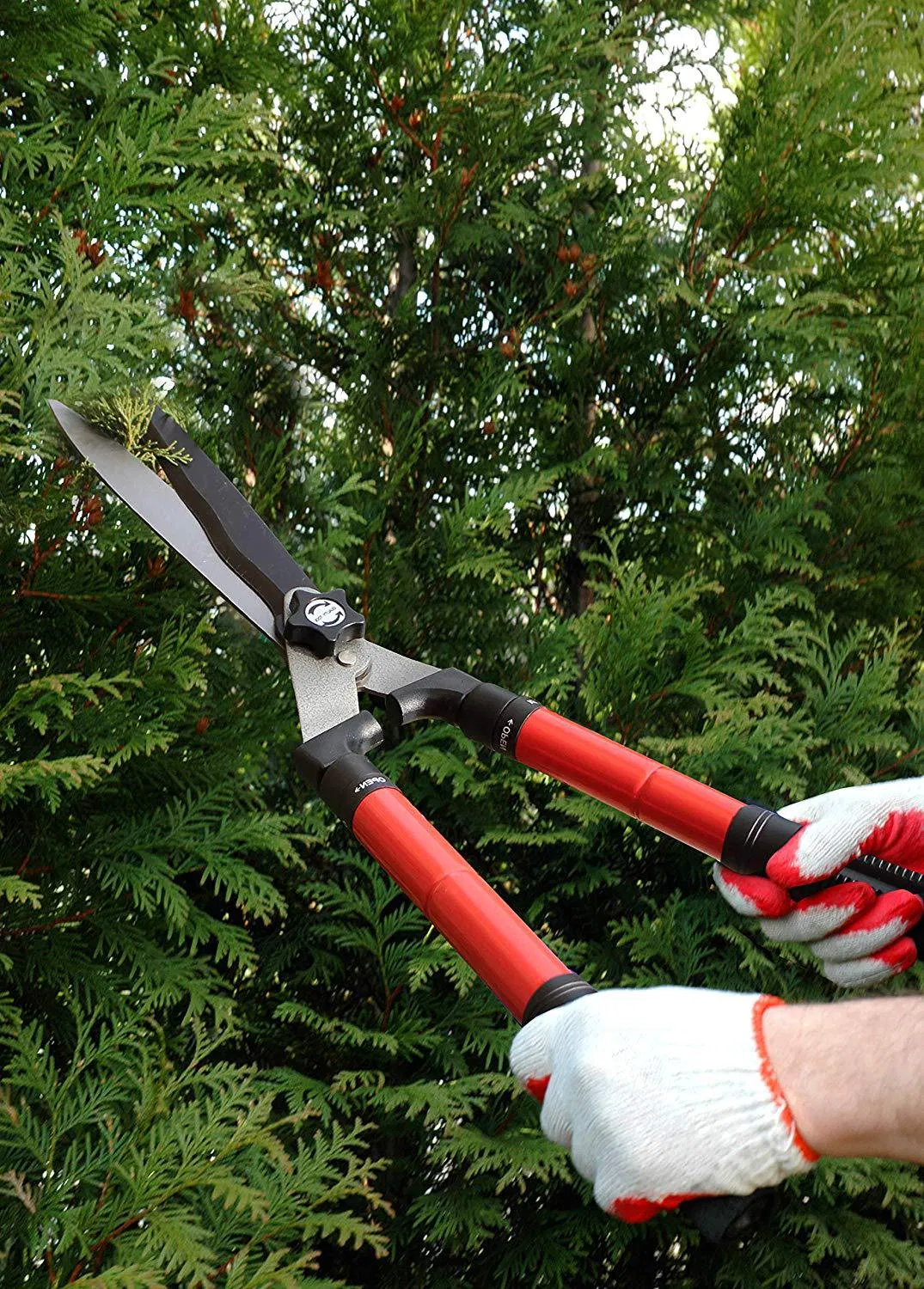 Extendable Manual Hedge Trimmers with Corrugated Blade Wyz12068