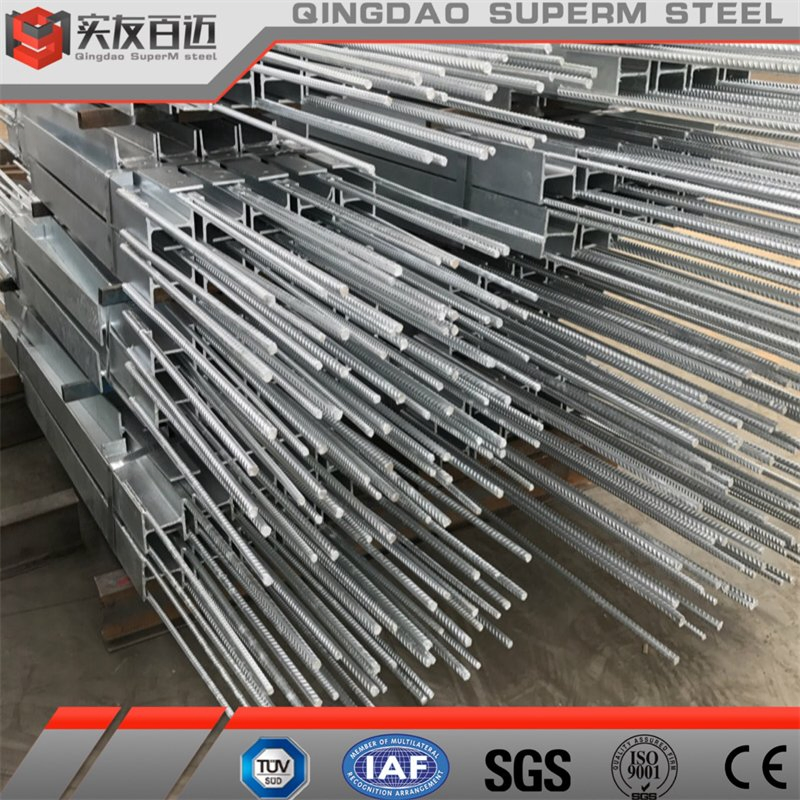 Hot Dipped Galvanized Retaining Wall H Post Weld Rebar