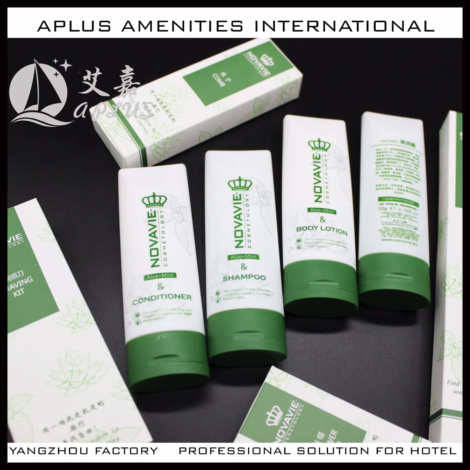 Supply Luxury Hotel Toiletries Shower Gel and Shampoo 02