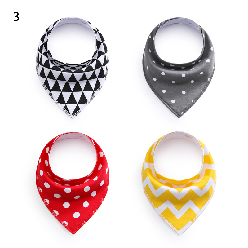 0147 Saliva Towel Fleece Cotton Triangle Towel Spring and Autumn Baby Bib