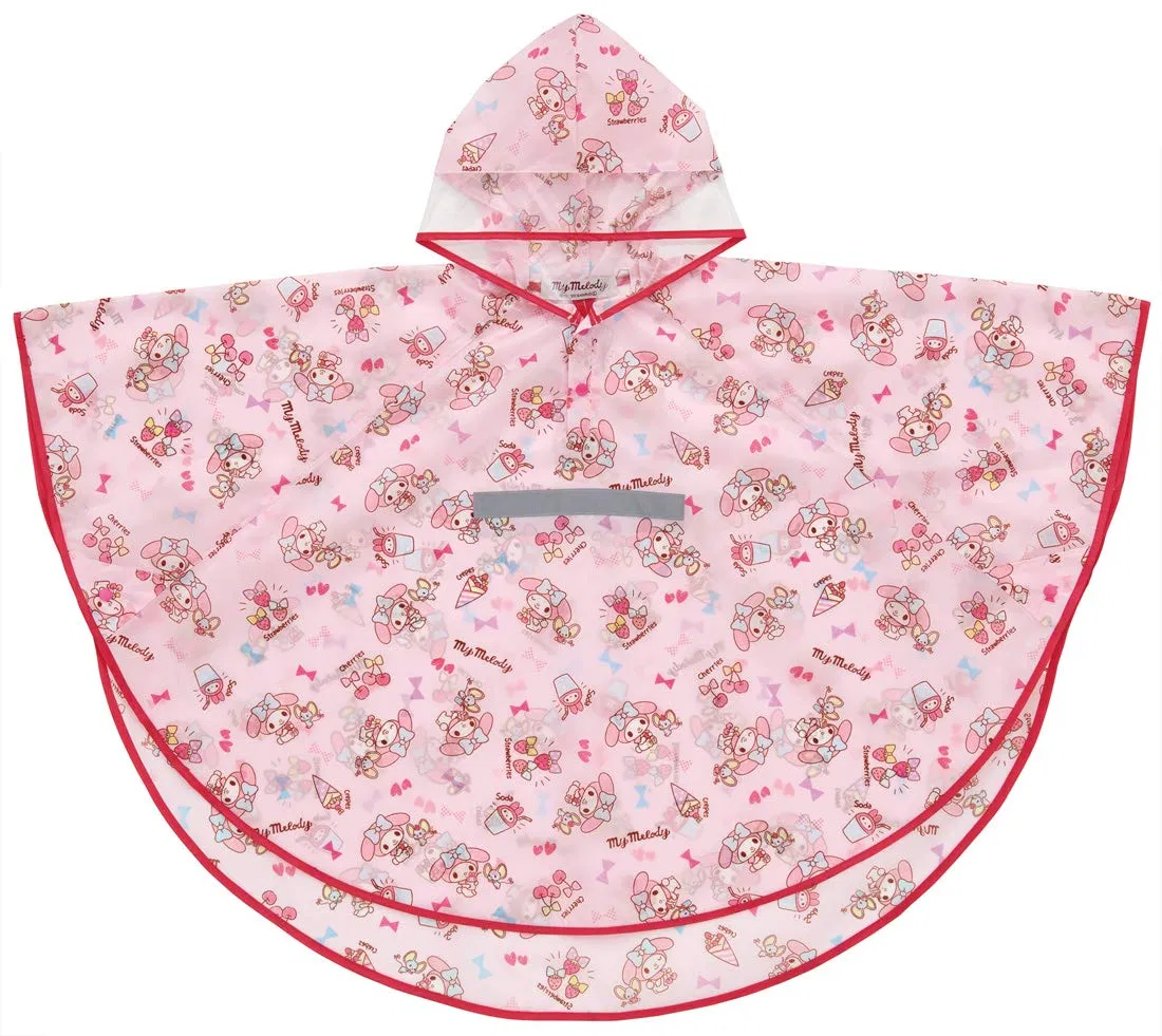 Colorful Kids Raincoat with Pattern Printing Waterproof Poncho