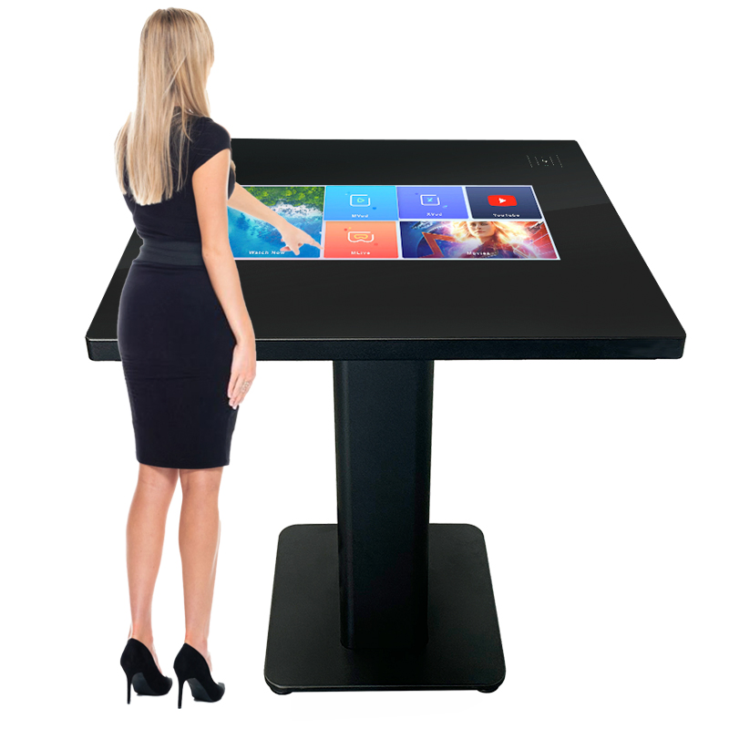 Waterproof Interactive Touchscreen Dining Table for Modern Restaurants