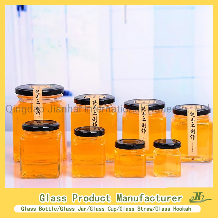 500ml/700ml/1000ml/1200ml/2000ml Honey/Jam/Pickles/Coffee/Candle/Mason/Pudding/Yogurt/Tea/Jucie Kitchen Food Storage High Borosilicate Glass Jar Manufacturer