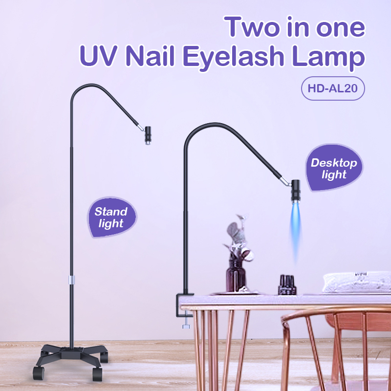 Germicidal UV Lamp Desktop&Stand UV Nail Eyelash Lamp