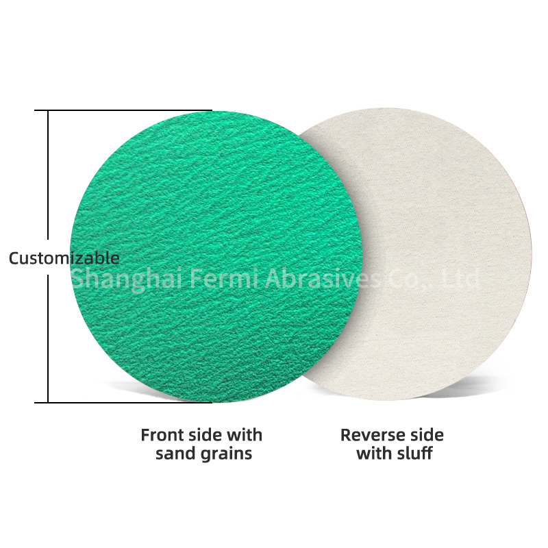 Шлифовальные круги на липучке 150 мм, 6 отверстий, оксид алюминия