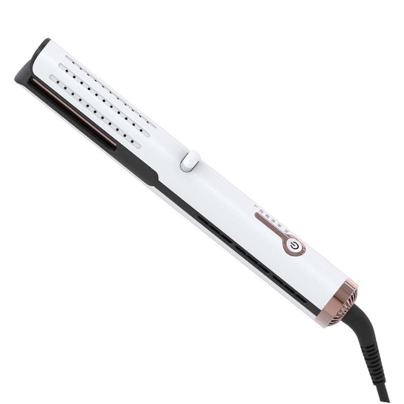 Bidisco High Quality Dual Voltage PTC Fast Heating 2 in 1 Hair Straightener and Curler Cool Airflow Hair Flat Irons