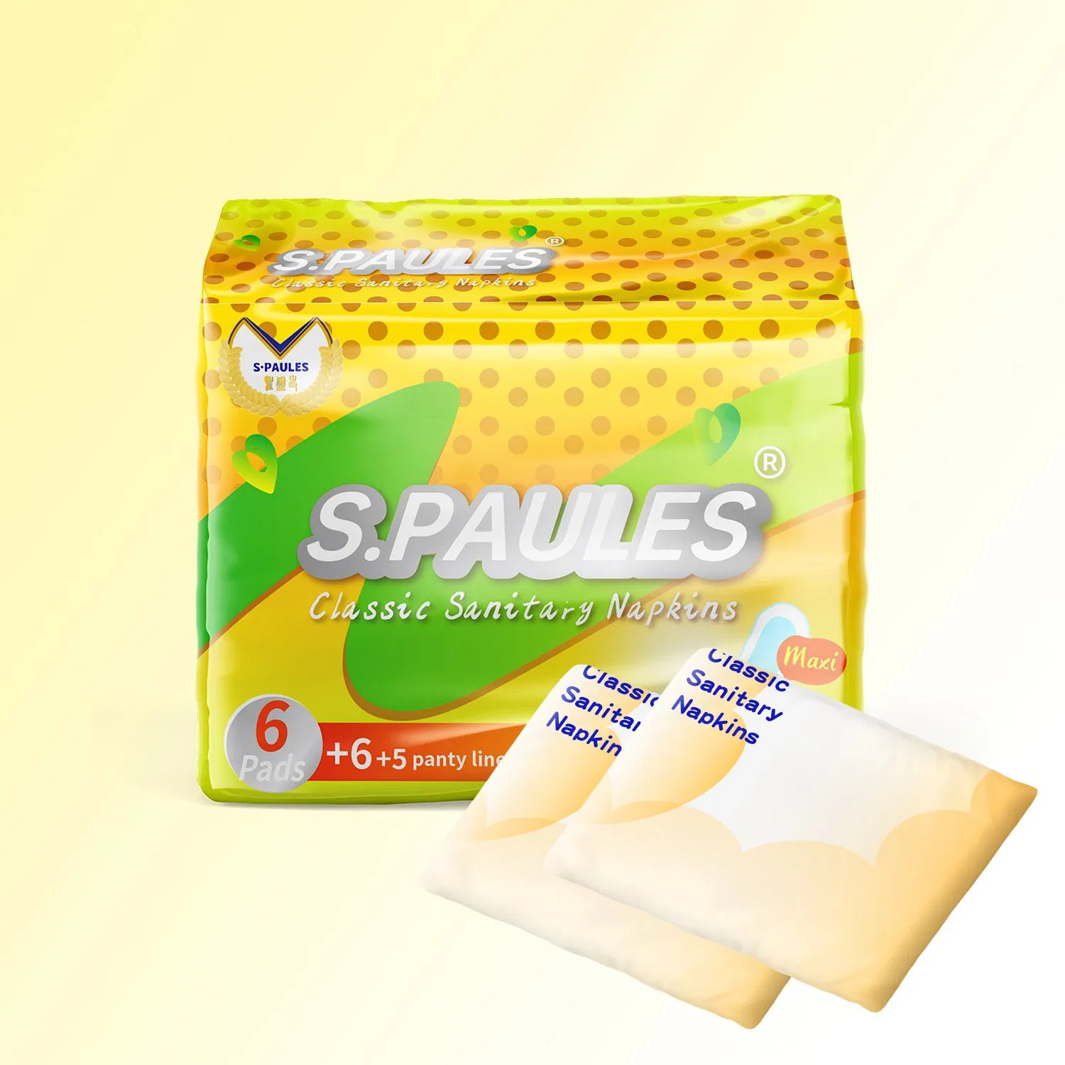 Hot Sale Lady Care Menstrual Pads Cotton Disposable Sanitary Napkins