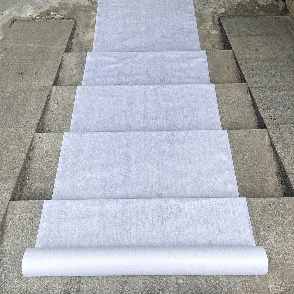 Temporary Floor Protection Nonwoven Stair Surface Protector with Adhesive Backing