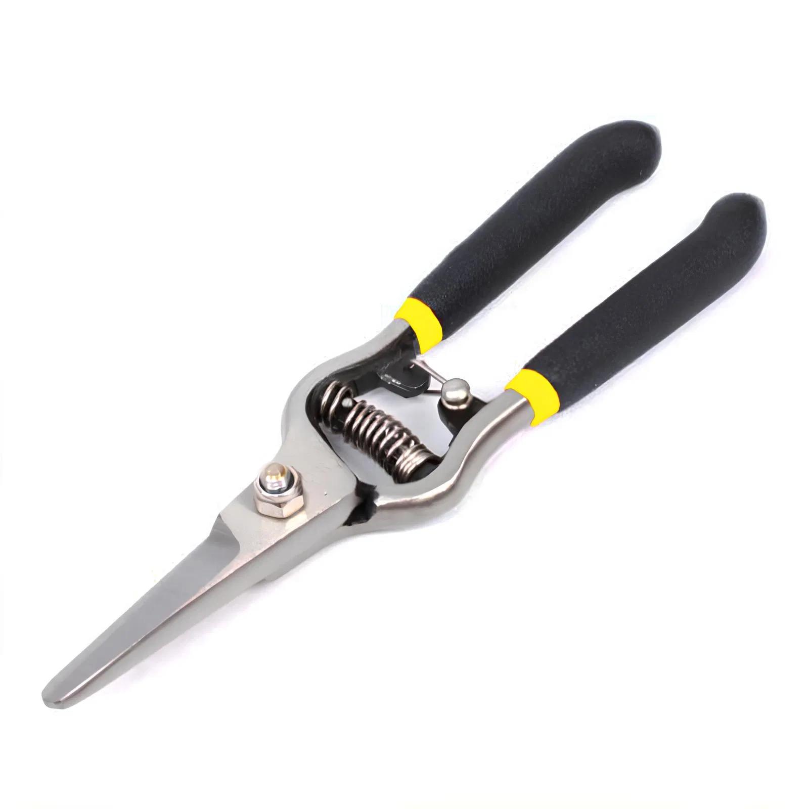 Pruning Shears W/Double Color Dipping Handle, Nickel-Iron Plated