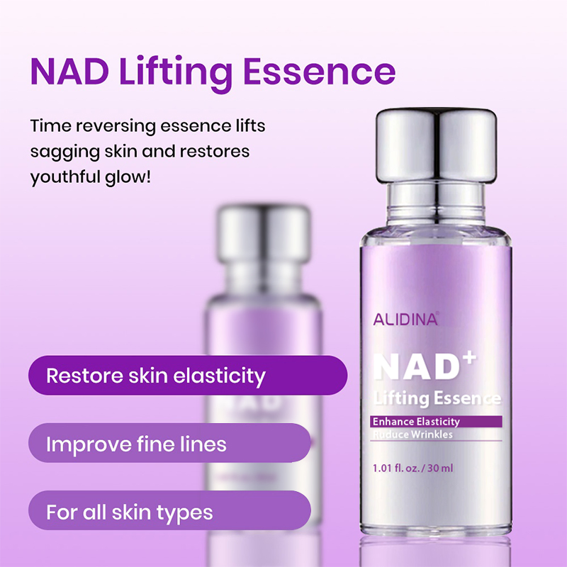 Private Logo Nad+ Instant Lifting Essence Redefining Age Nad+ Peptides Serum for Restores Youthful Glow Fade Wrinkles&Firming