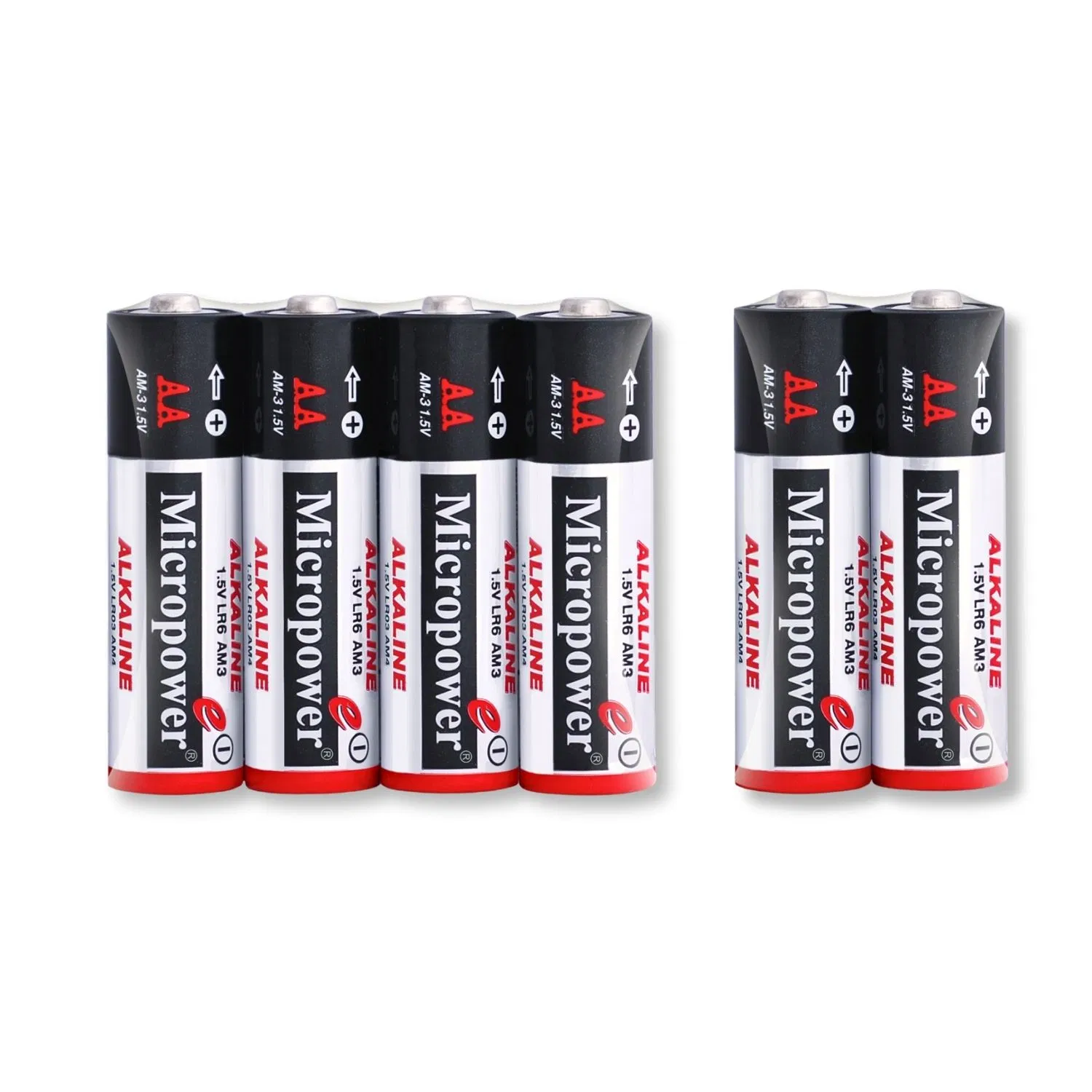 Батарейка AA/LR6 1.5V алкалиновая, цинк-марганцевая