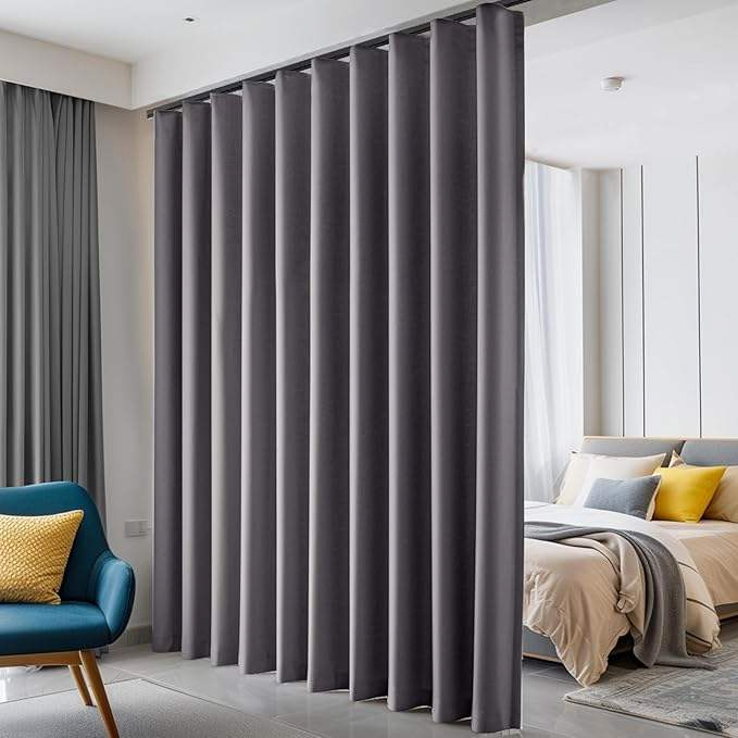 Wall/Ceiling Mount Curtain Track Rail Durable Curtain, Economical Window Curtain Tracks, Can Be Cut Curtain Guide Rail