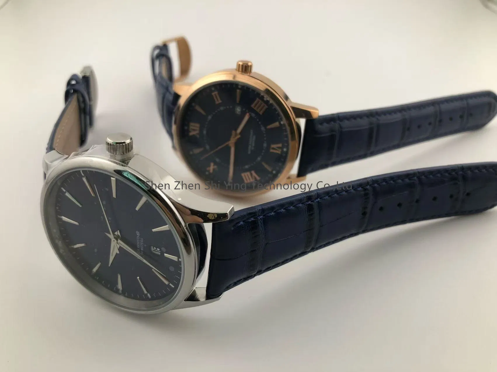 Custom Best Men's Analog Quartz Sport Leather Strap Watch for Promotion Gift