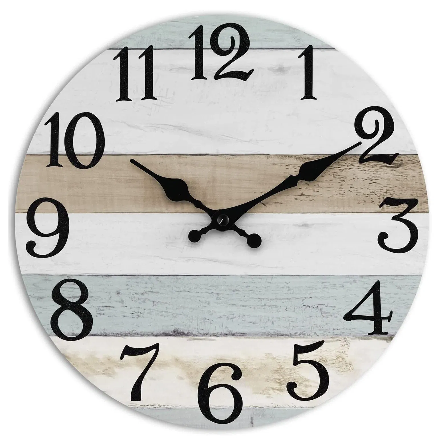 Dia 30/34/40/60cm MDF Large Promotional Gift Wood Wall Clock Silent Quartz Battery Operated Digital Alarm Clock for Kitchen/Living /Bed Room-Hr23-C (3)