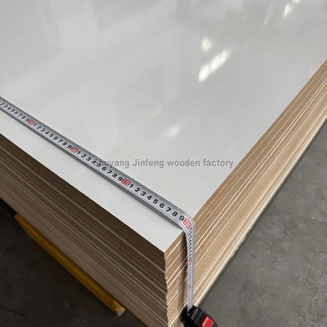 2100X2800 2100*2800 7FT*9FT White Color Glossy Matt Embossed Fabic Melamine MDF