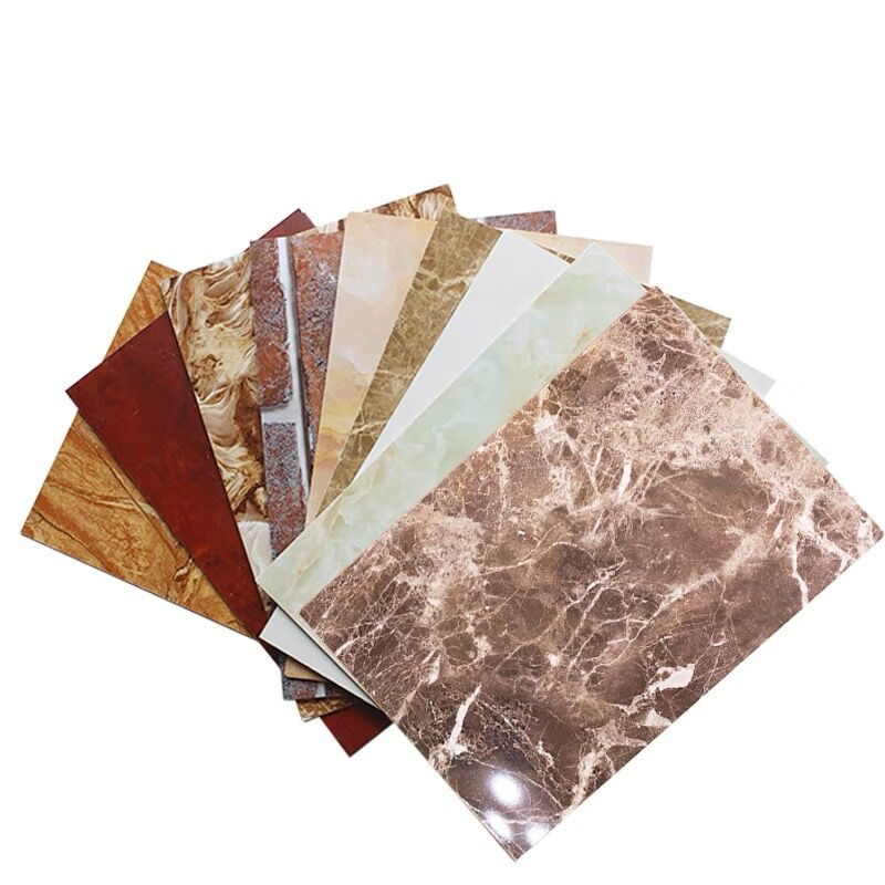 1220X2440 1220X2800 Modern Style Waterproof Marble Design Wall Decor UV PVC Marble Sheet