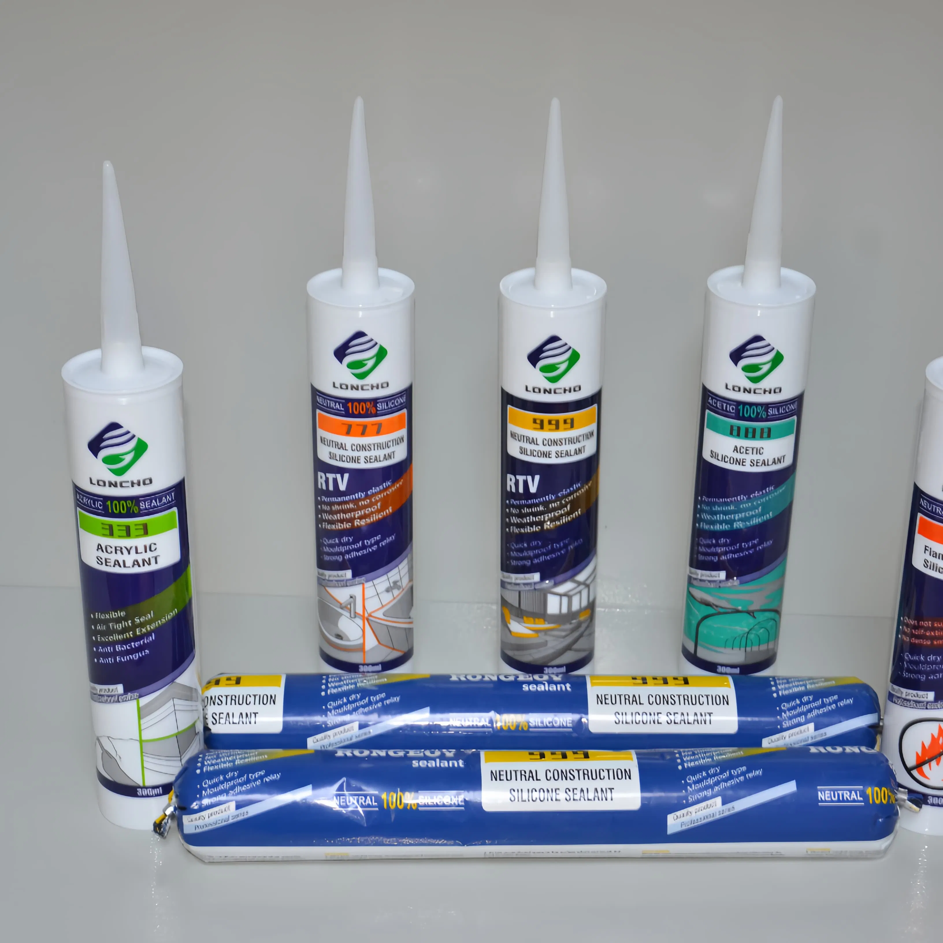 High-Temperature Resistant Clear Polyurethane Silicone Adhesive for Glass