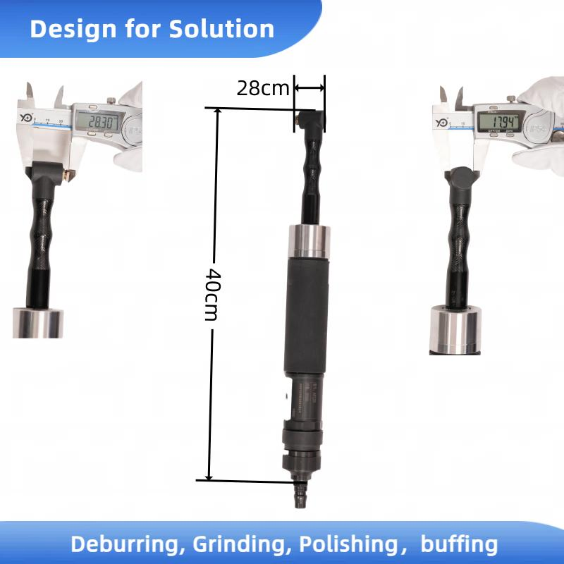 Extend Spindle Air Power Angle Grinder Small Head Slit Pipe Grinding Tool