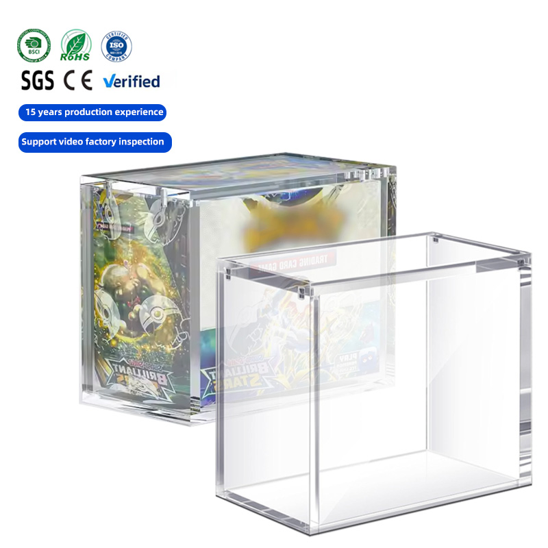 Premium Transparent Acrylic Display Case with UV Shielding