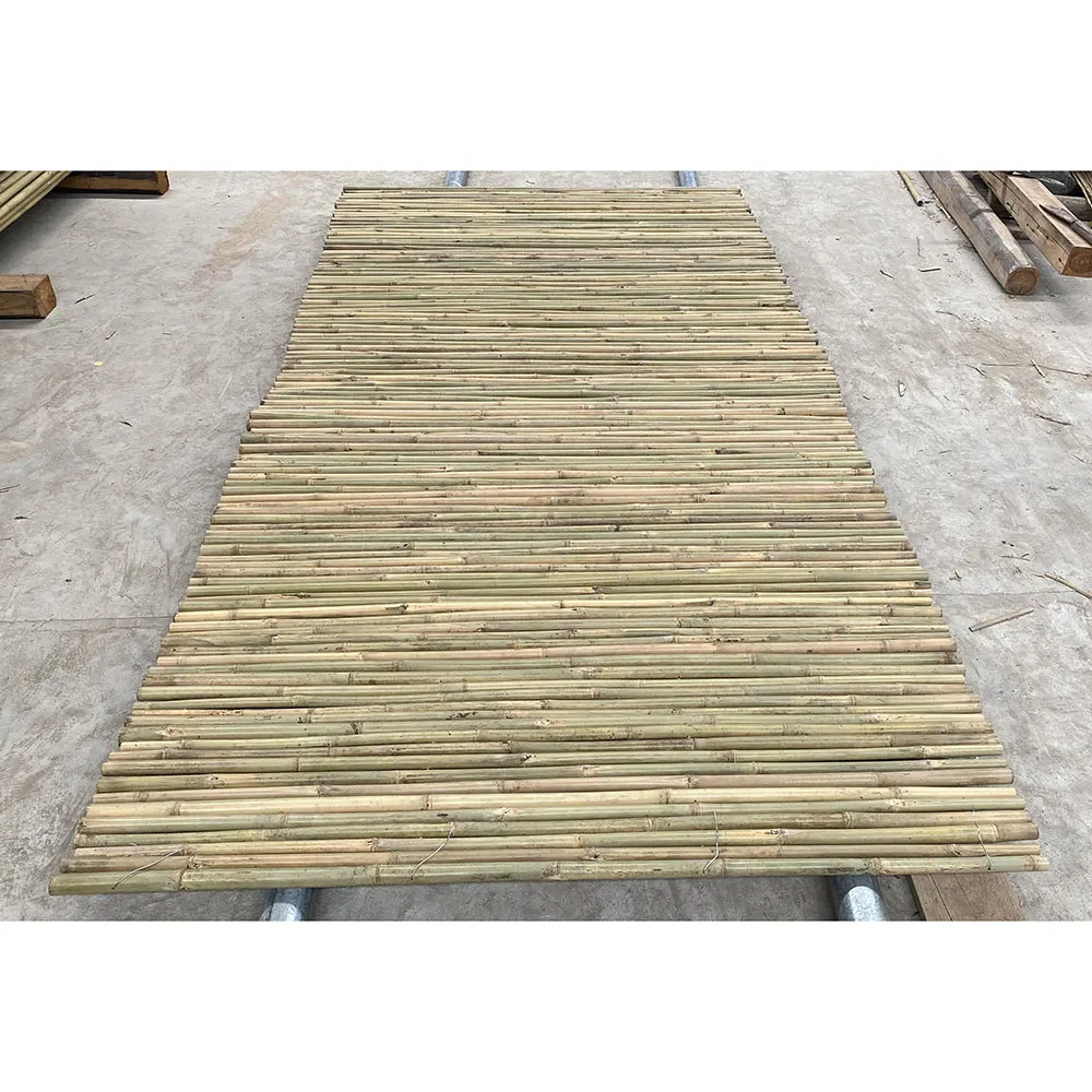 Wholesale Factory Price Bamboo Fence Bamboo Bunch Fence Natural Materials Solid Backyard Garden Privacy Fences