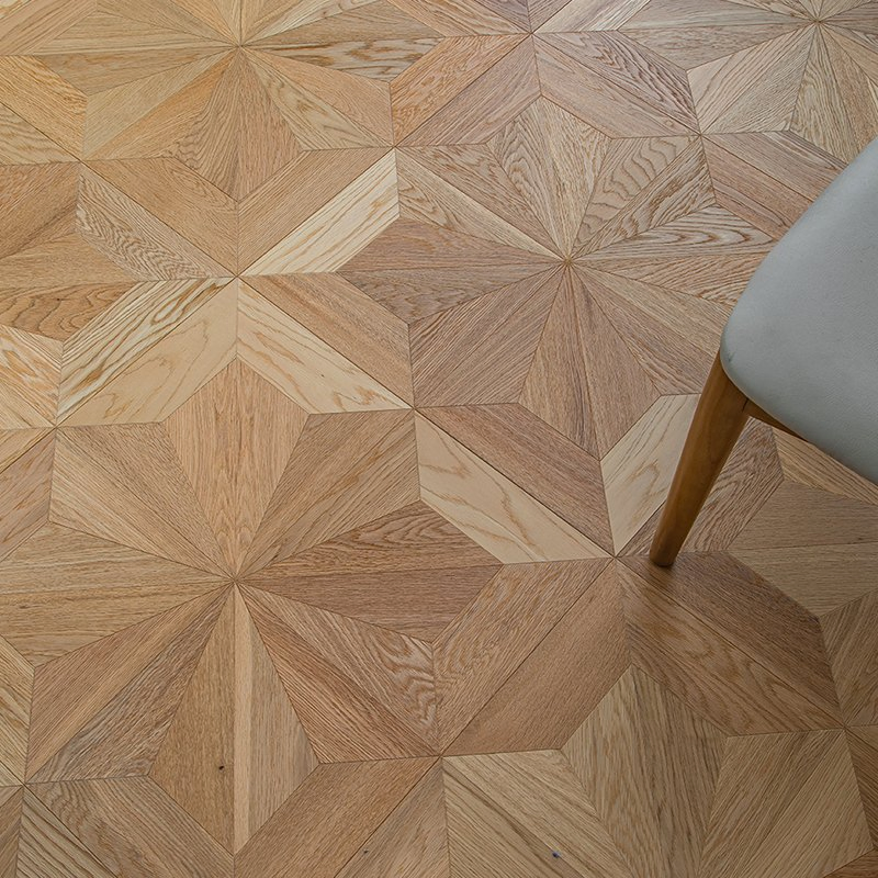 Паркетная доска дубовая алмазная, 15 мм, современный стиль