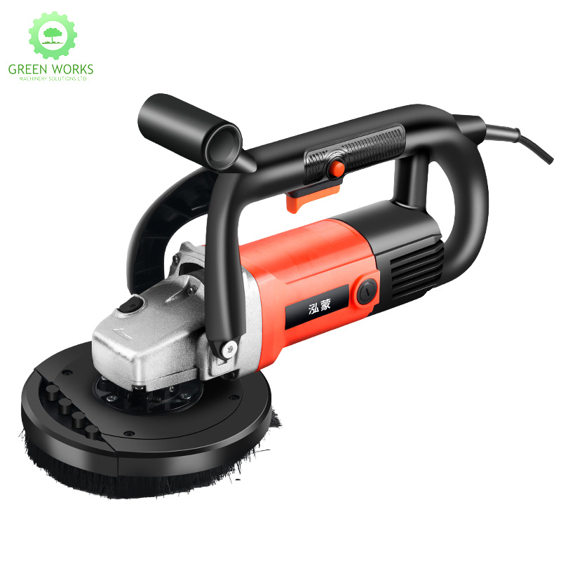Professional Cordless Handheld Electric Concrete Floor Polisher for Wall Edge Grinder
